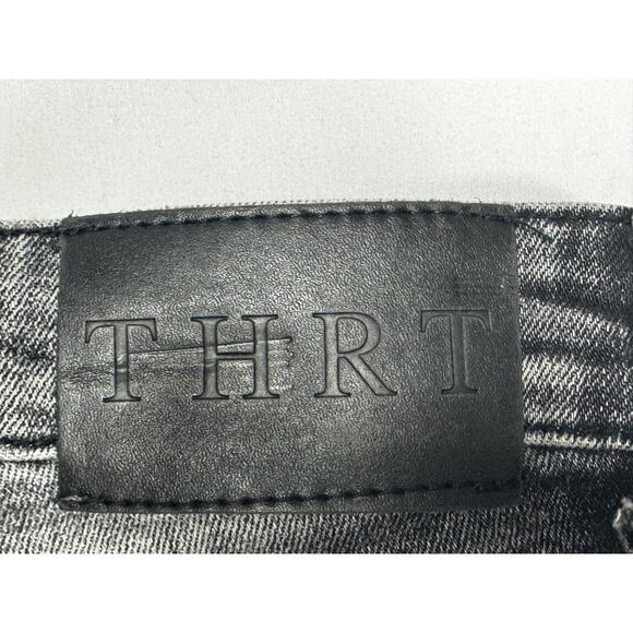 THRT Men's Graphic Print Gray Skinny Denim Jeans - Size 28 (26x30.5) *READ* - Picture 4 of 6